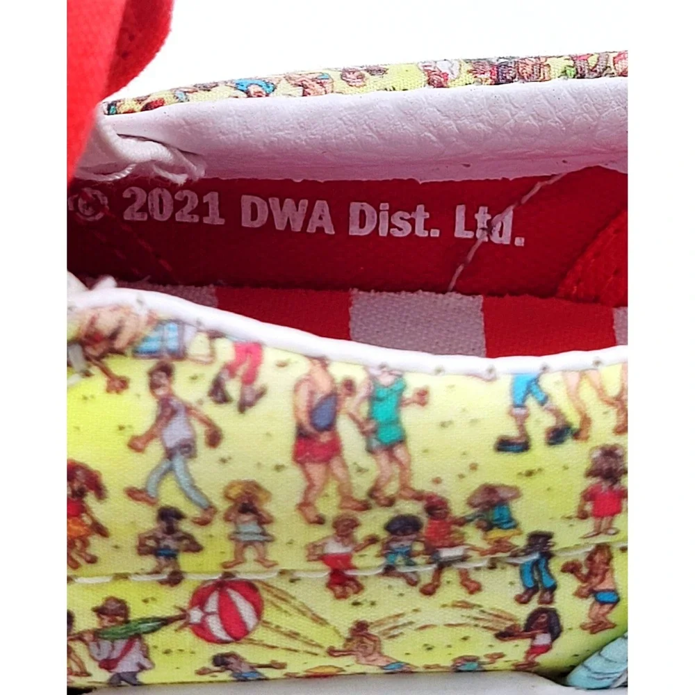 Vans Classic Slip-On Wheres Waldo Beach (Kids) - Size‎ 13